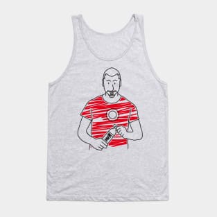 doodles of famous soccer player Tank Top